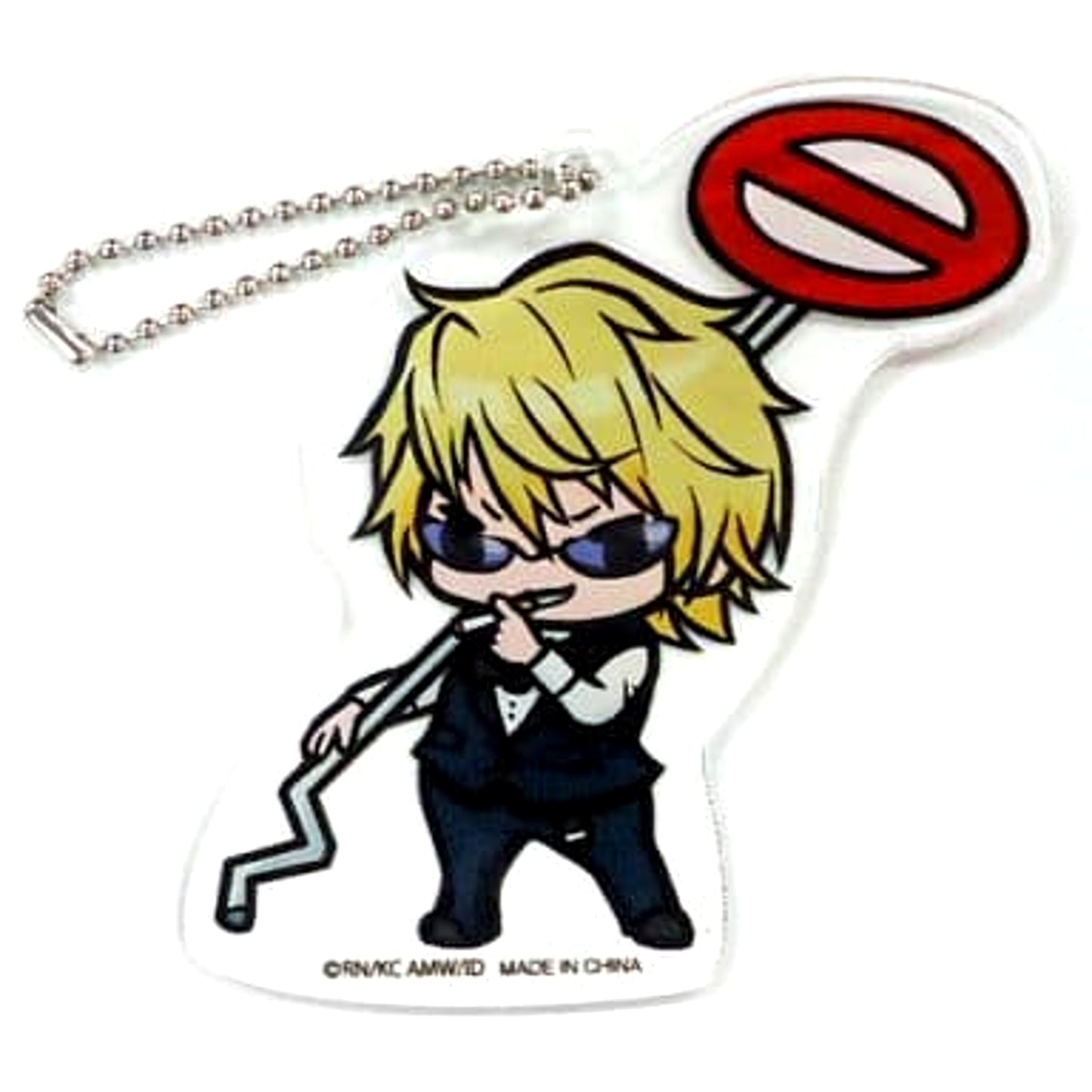 Shizuo Heiwajima Durarara!!x2 Chibi Clear Charm [USED]