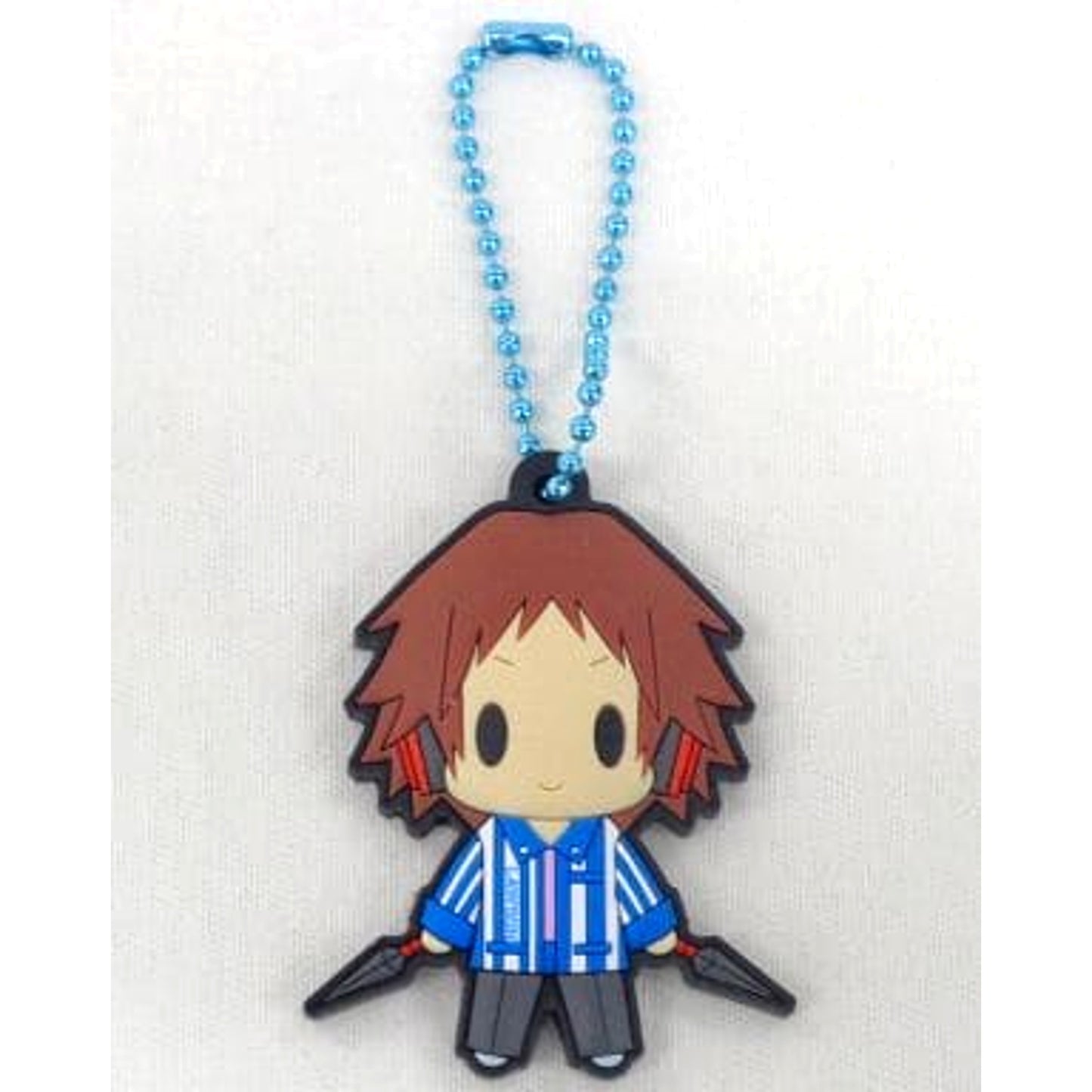 Persona 4: Arena Ultimax Yosuke Hanamura D4 Rubber Keychain Collection Lawson Limited Edition Keychains [USED]
