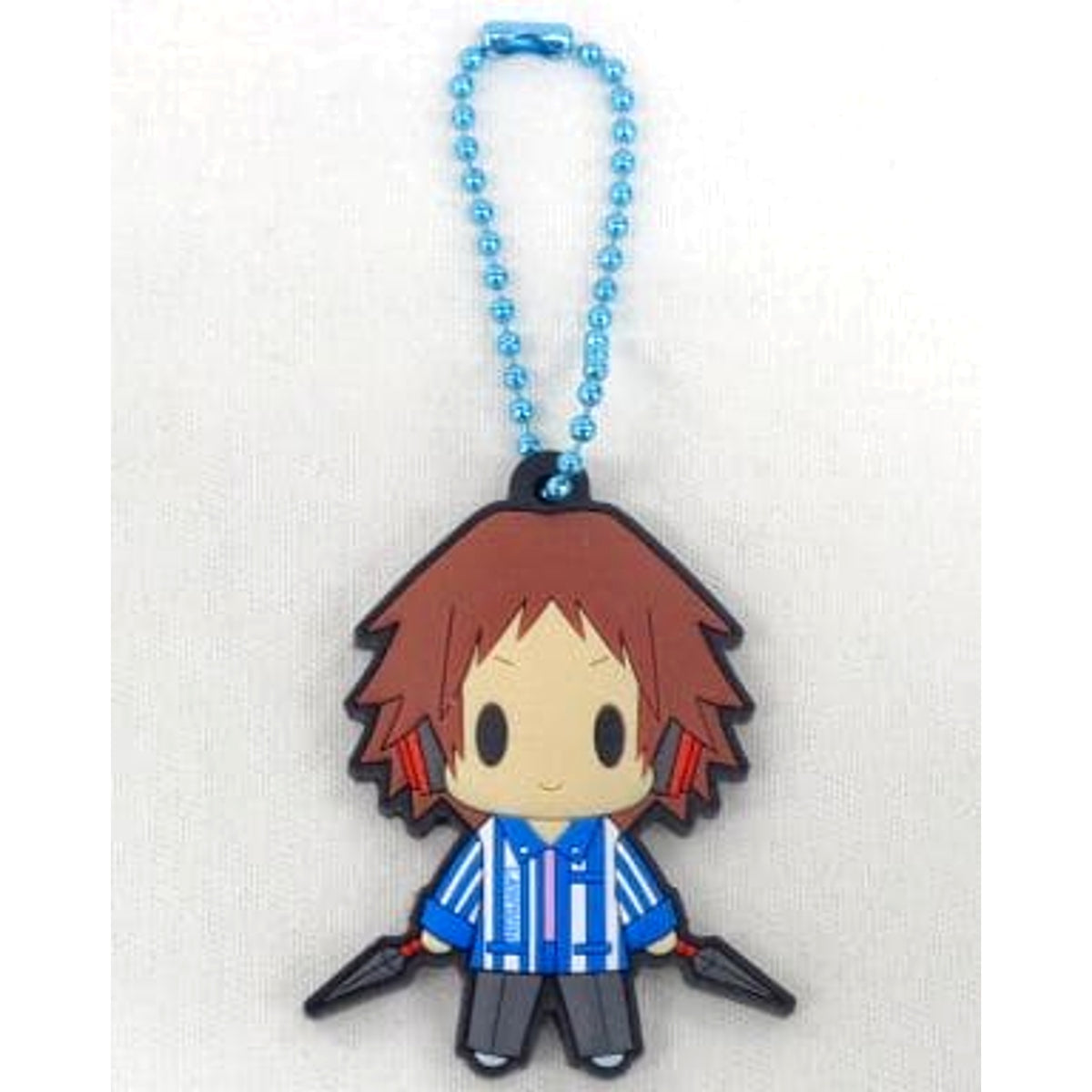 Persona 4: Arena Ultimax Yosuke Hanamura D4 Rubber Keychain Collection Lawson Limited Edition Keychains [USED]