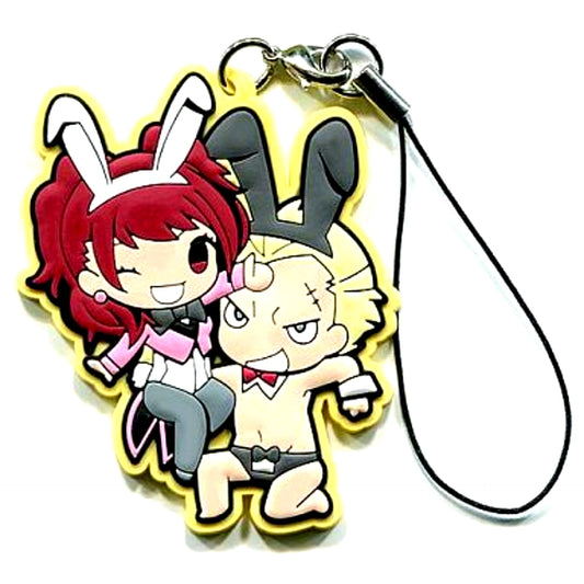 Kanji Tatsumi & Rise Kujikawa Persona 4 The Golden Drawn SD Character Pair Rubber Strap Blu-ray/DVD Vol.4 Jika Net Tanaka Limited Purchase Bonus [USED]