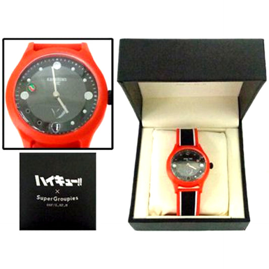 Karasuno High School Model Wristwatch Haikyu [USED]