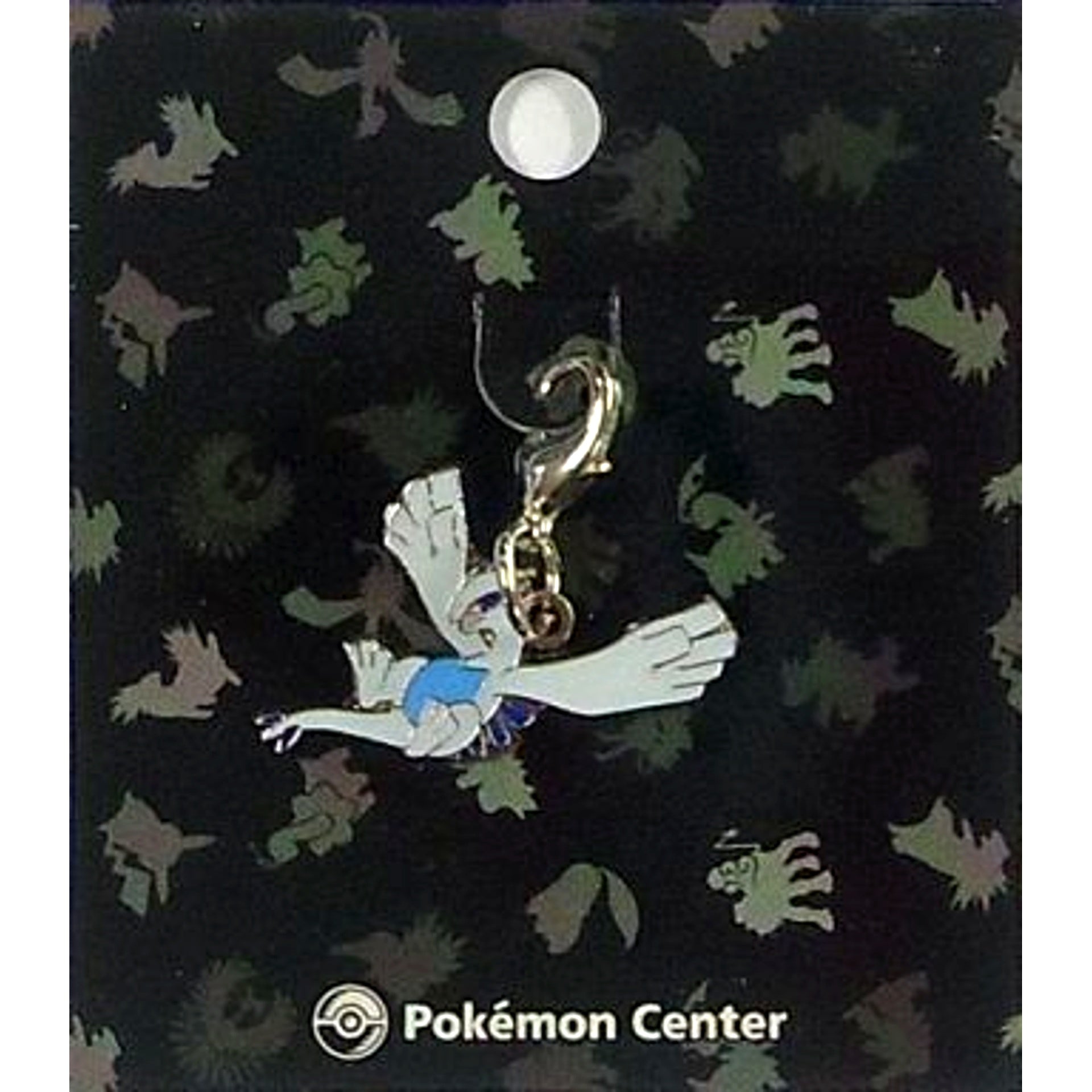 Lugia Pokemon 252. Johto Pokedex Metal Charm Pokemon Center Limited [USED]