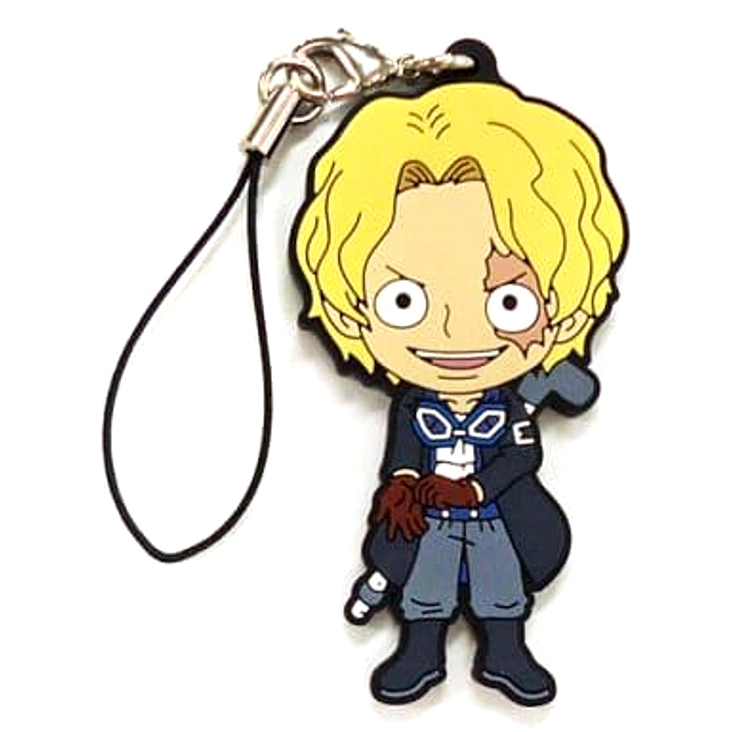 One Piece Sabo No Hat Ichiban Kuji Dressrosa Battle Arc Rubber Charm Kyunchara Illustrations Prize I Keychains [USED]