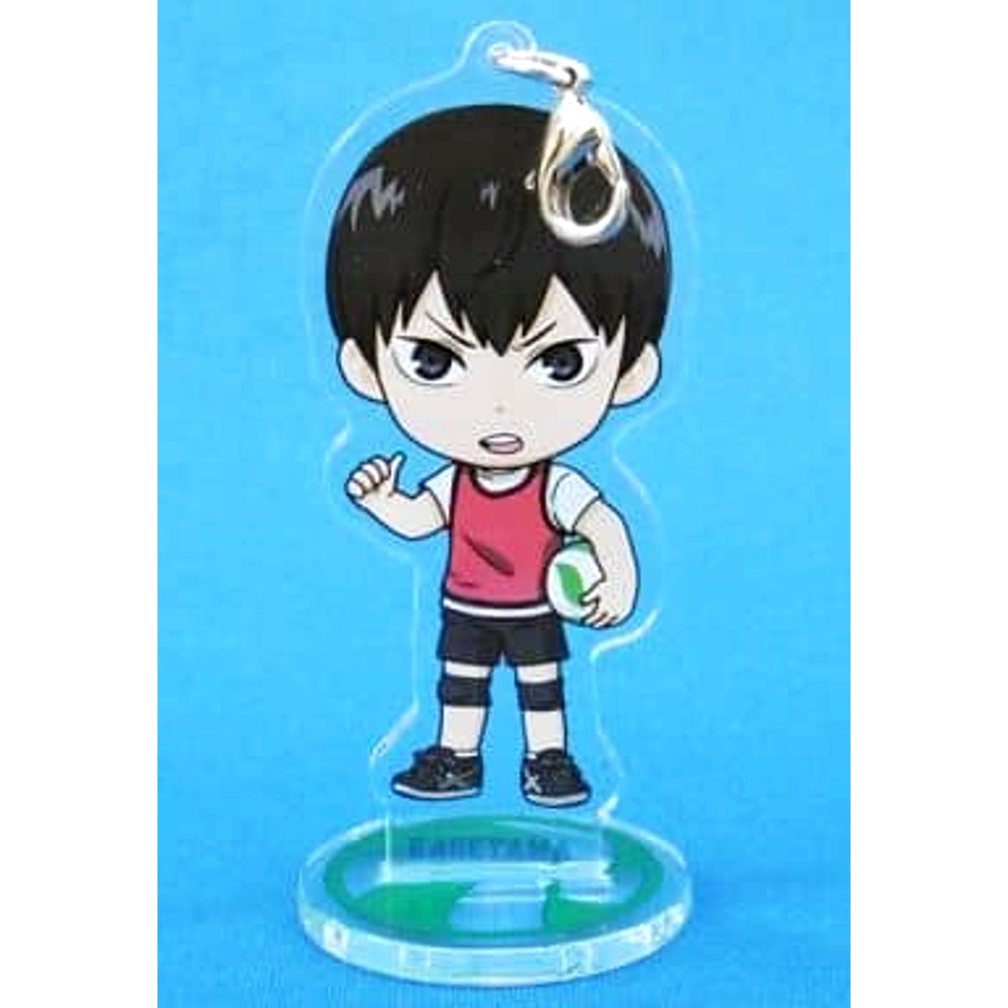 Haikyu!! Tobio Kageyama Ichiban Kuji Spring Training Camp! Plate Charm Kyunchara Illustrations Prize G Charm [USED]