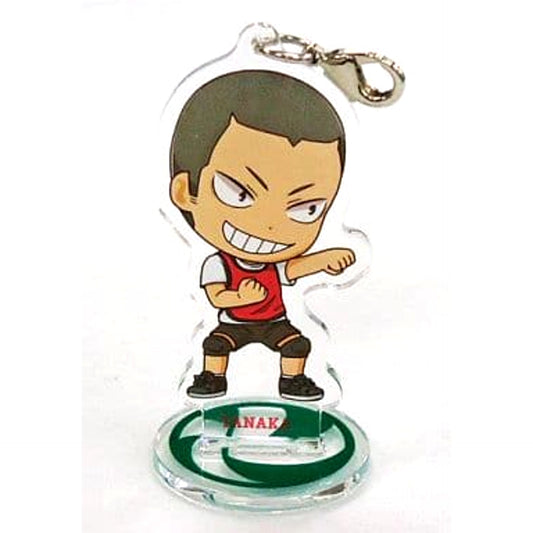 Haikyu!! Tanaka Ryunosuke Ichiban Kuji Spring Training Camp! Plate Charm Kyunchara Illustrations Prize G Charm [USED]