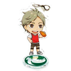 Haikyu!! Koushi Sugawara Ichiban Kuji Spring Training Camp! Plate Charm Kyunchara Illustrations Prize G Charm [USED]