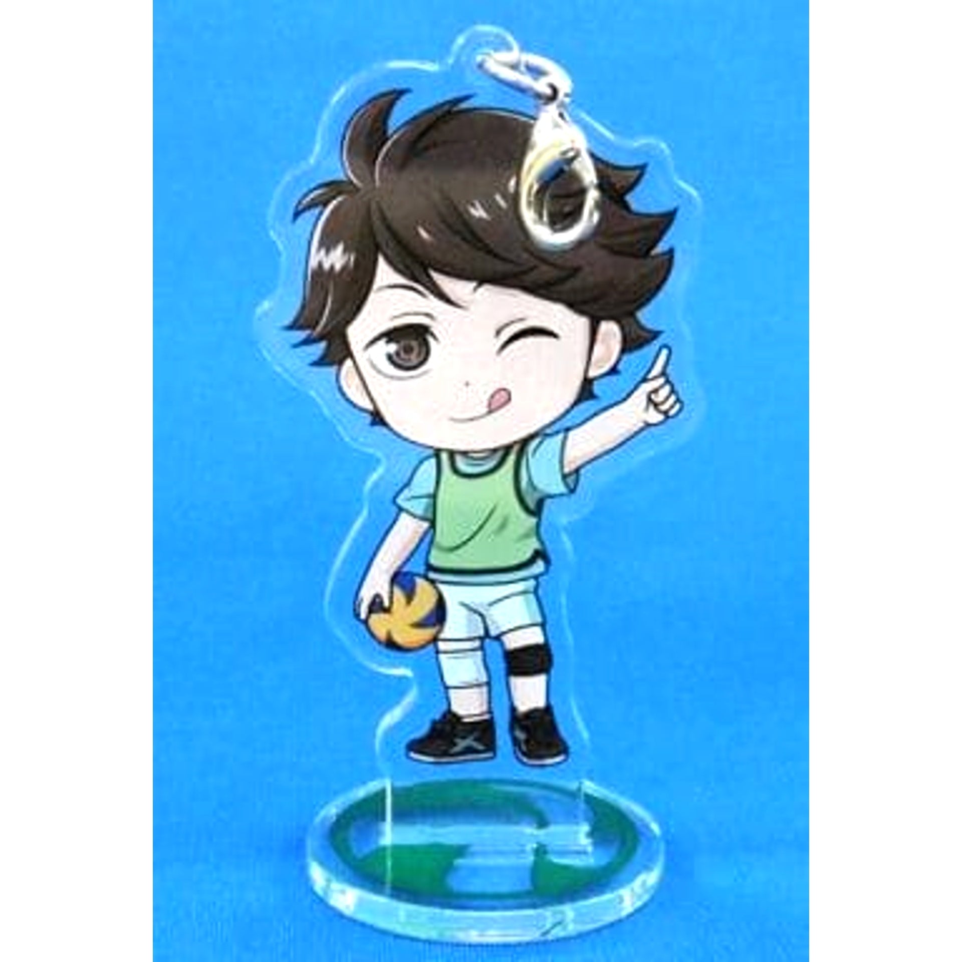 Haikyu!! Toru Oikawa Ichiban Kuji Spring Training Camp! Plate Charm Kyunchara Illustrations Prize G Charm [USED]