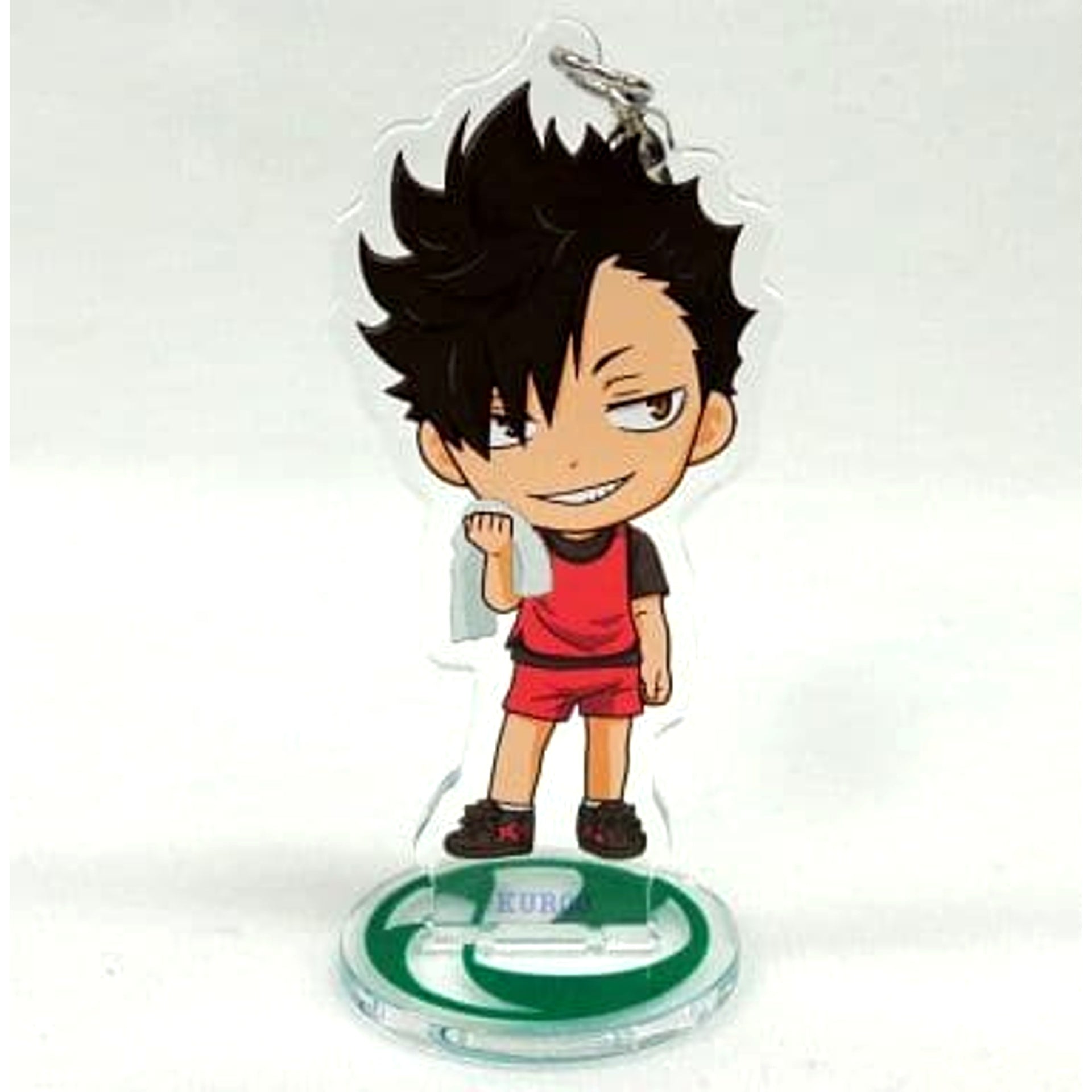 Haikyu!! Tetsuro Kuroo Ichiban Kuji Spring Training Camp! Plate Charm Kyunchara Illustrations Prize G Charm [USED]