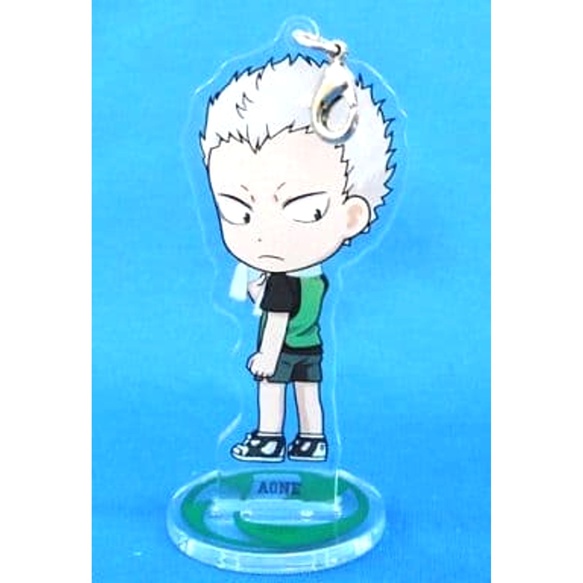 Haikyu!! Takanobu Aone Ichiban Kuji Spring Training Camp! Plate Charm Kyunchara Illustrations Prize G Charm [USED]