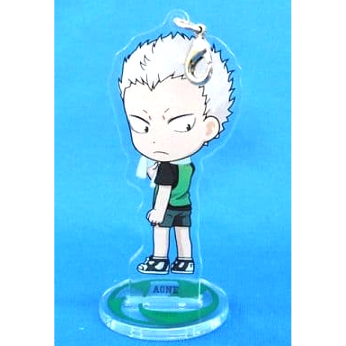 Haikyu!! Takanobu Aone Ichiban Kuji Spring Training Camp! Plate Charm Kyunchara Illustrations Prize G Charm [USED]