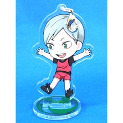 Haikyu!! Lev Haiba Secret Ichiban Kuji Spring Training Camp! Plate Charm Kyunchara Illustrations Prize G Charm [USED]