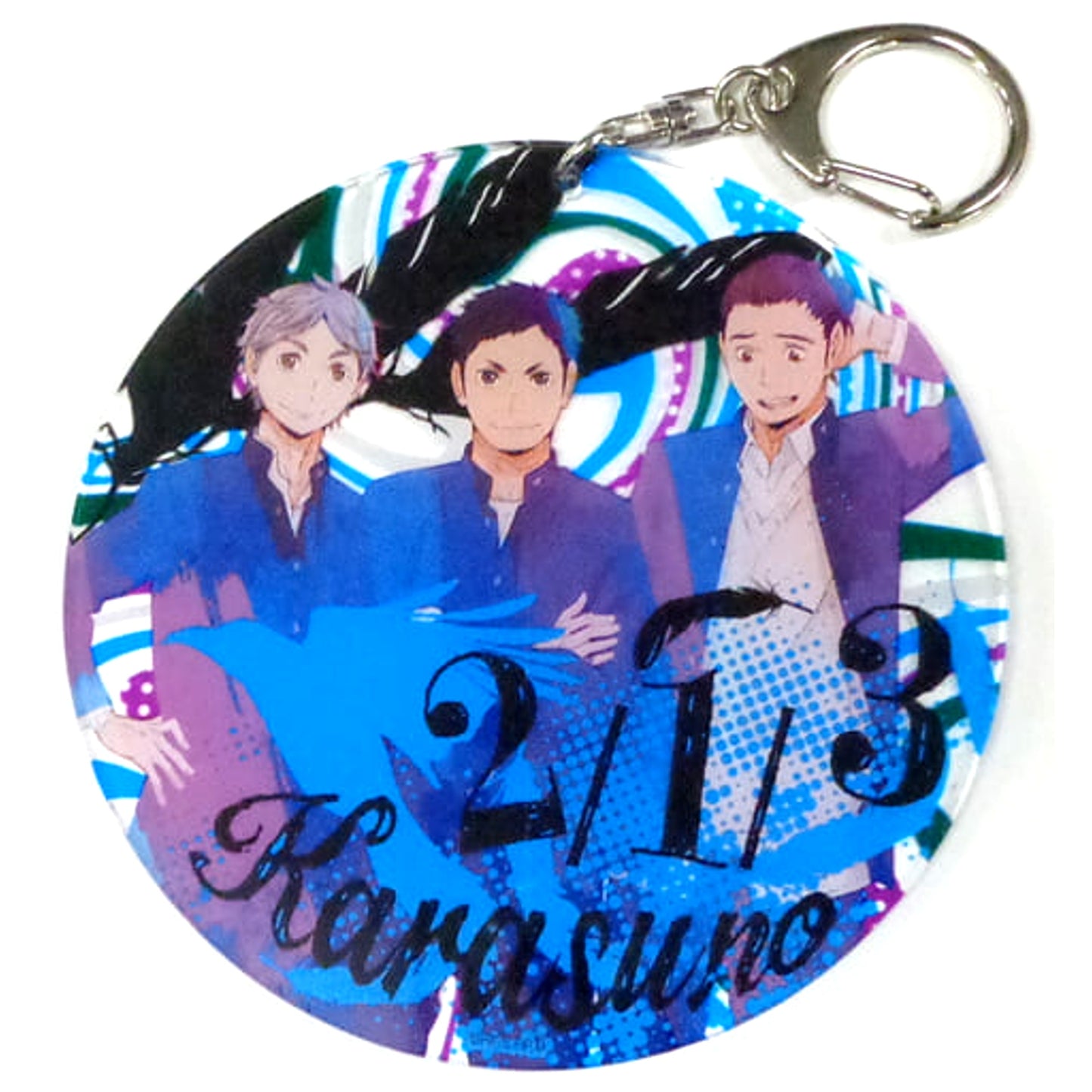 Haikyu!! Daichi Sawamura Koushi Sugawara Azumane Asahi Acrylic Art Keychain Keychains [USED][Pre-Order]