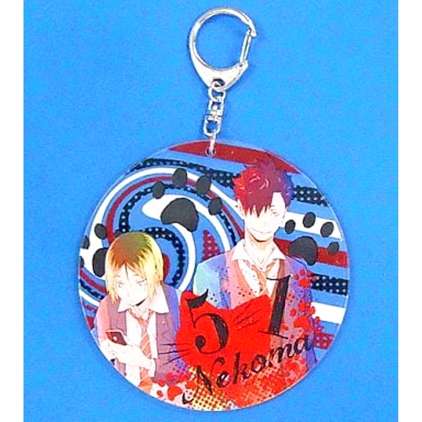Haikyu!! Tetsuro Kuroo Kenma Kozume Acrylic Art Keychain Keychains [USED][Pre-Order]