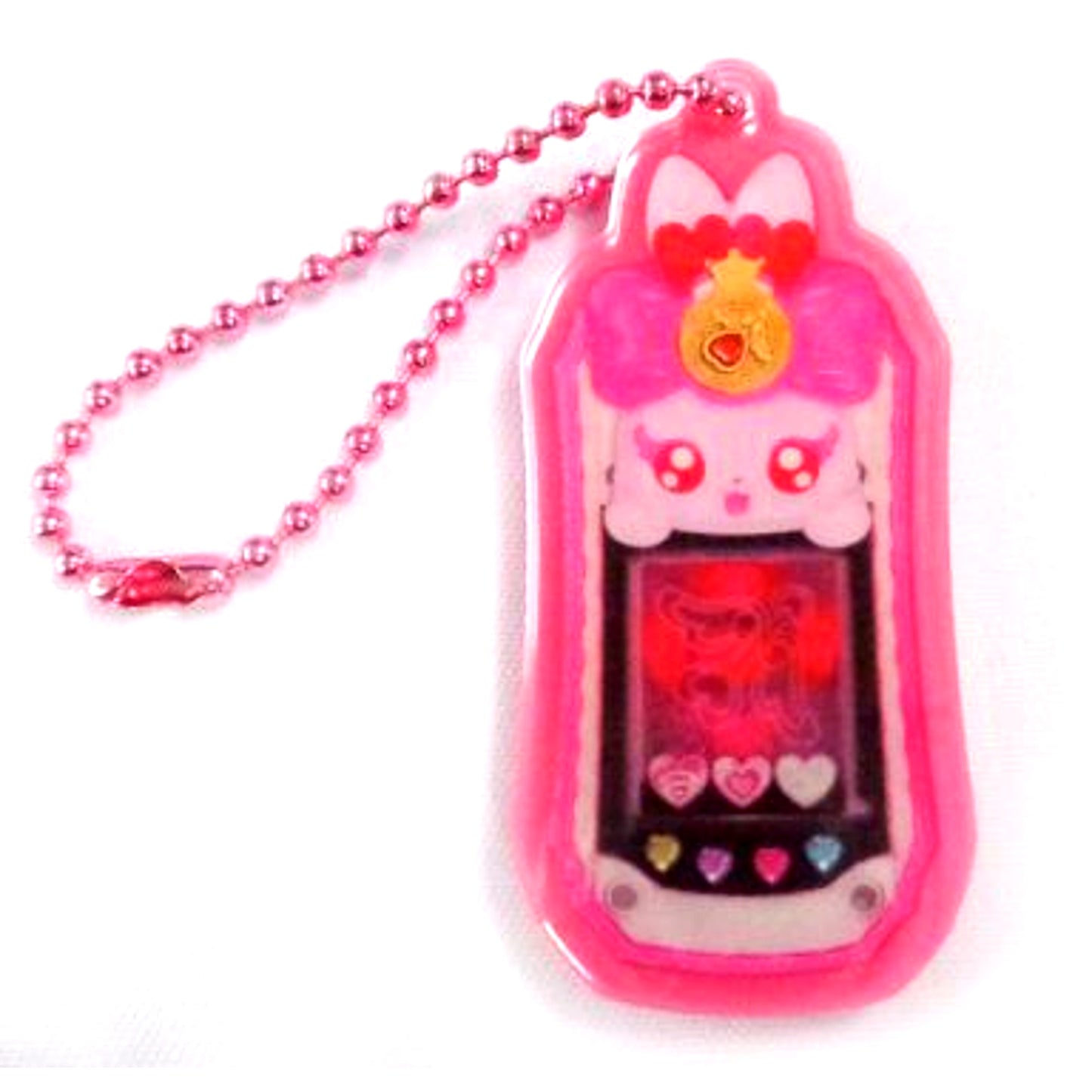 Lovely Commune Prize D Precure All Stars Miracle Color Carnival Ichiban Kuji Transformation Item Plate Charm [USED]