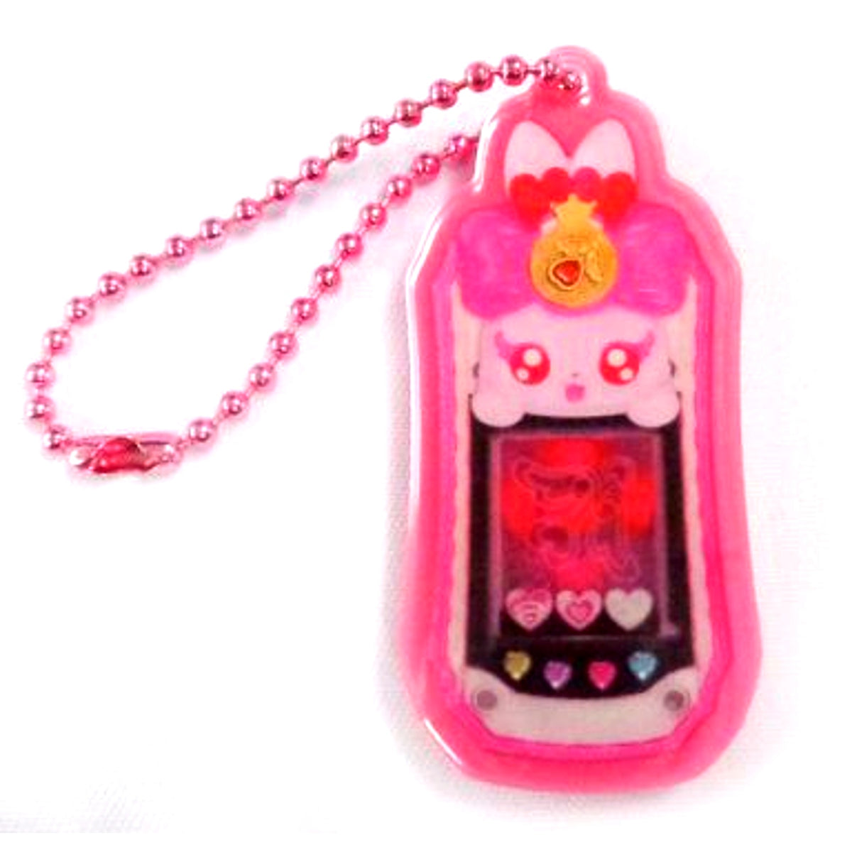 Lovely Commune Prize D Precure All Stars Miracle Color Carnival Ichiban Kuji Transformation Item Plate Charm [USED]
