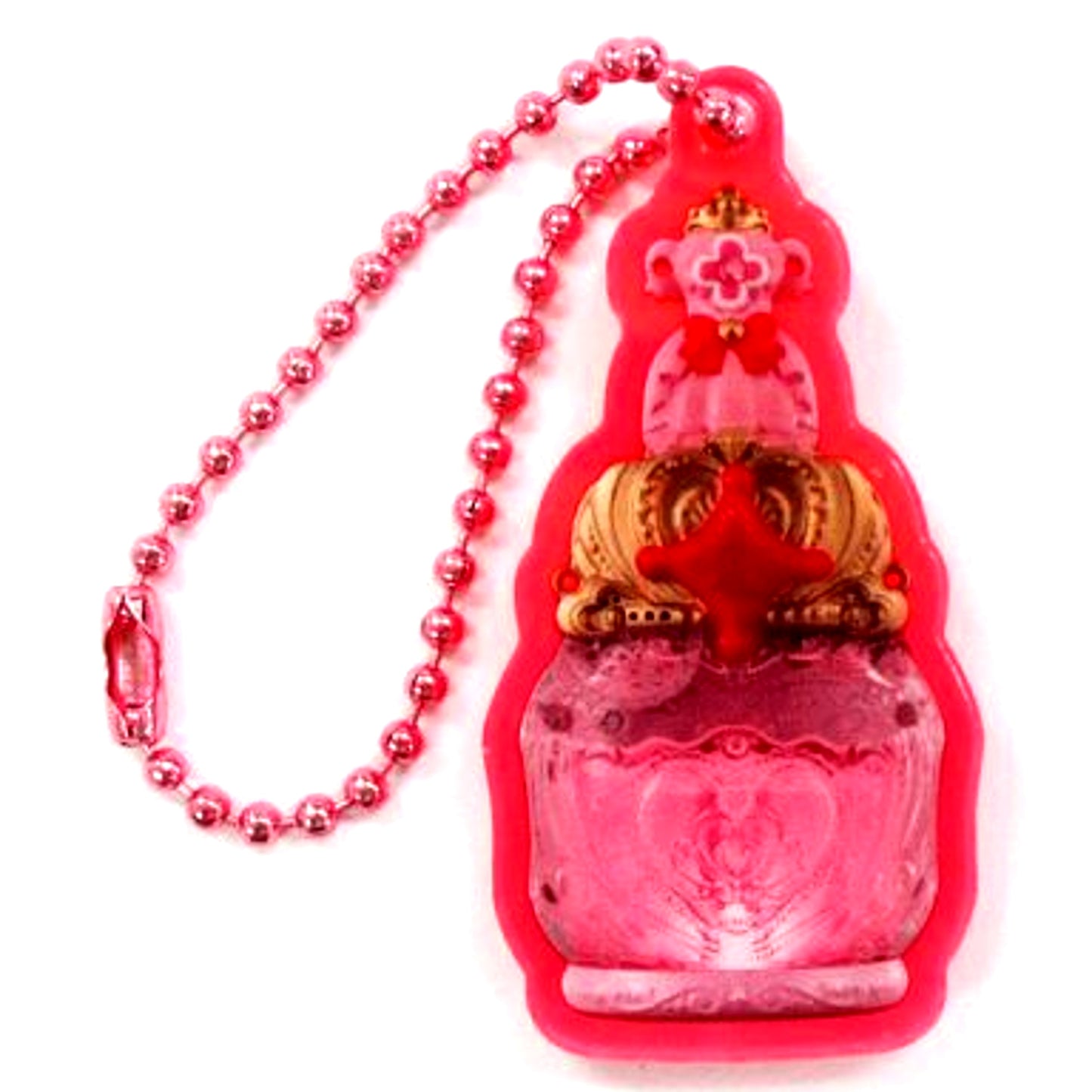 Princess Perfume Prize D Precure All Stars Miracle Color Carnival Ichiban Kuji Transformation Item Plate Charm [USED]