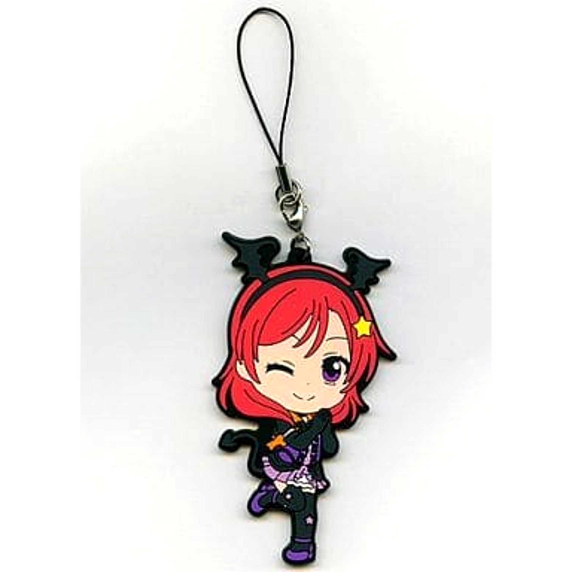 Love Live! Maki Nishikino Ichiban Kuji Kyun-Kyun Sensation! Rubber Charm Kyunchara Illustrations Prize M [USED]