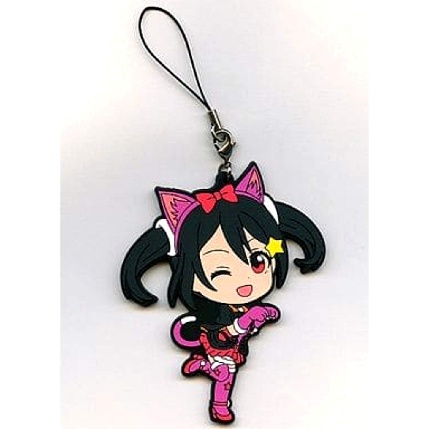 Love Live! Nico Yazawa Ichiban Kuji Kyun-Kyun Sensation! Rubber Charm Kyunchara Illustrations Prize M [USED]