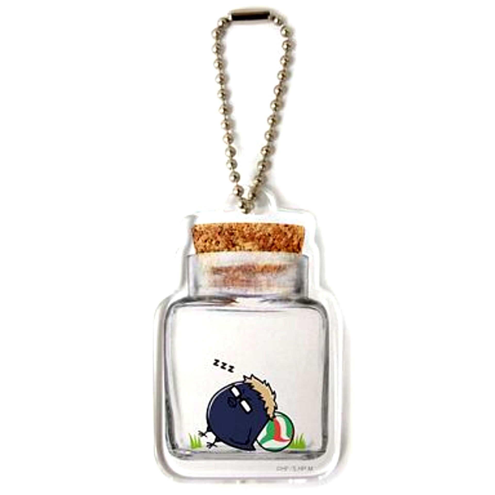 08. Hinagarasu Tsukishima Haikyu!! Koubutsuya Binkyara Holder [USED]
