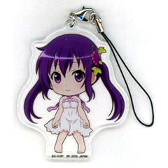 Rize One Piece E Prize Acrylic Plate Strap Kyun Chara Illustrations Ichiban Kuji Is the Order a Rabbit HAPPY BIRTHDAY TO COCOA [USED]