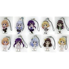 Is the Order a Rabbit? Cocoa & Others All 10 Types Set Ichiban Kuji Happy Birthday to Cocoa Acrylic Plate Strap Kyunchara Illustrations Prize E Acrylic Stands [USED]