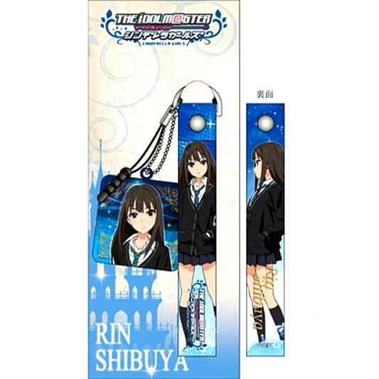 Rin Shibuya The Idolmaster Cinderella Girls Mobile Phone Strap & Cleaner [USED]