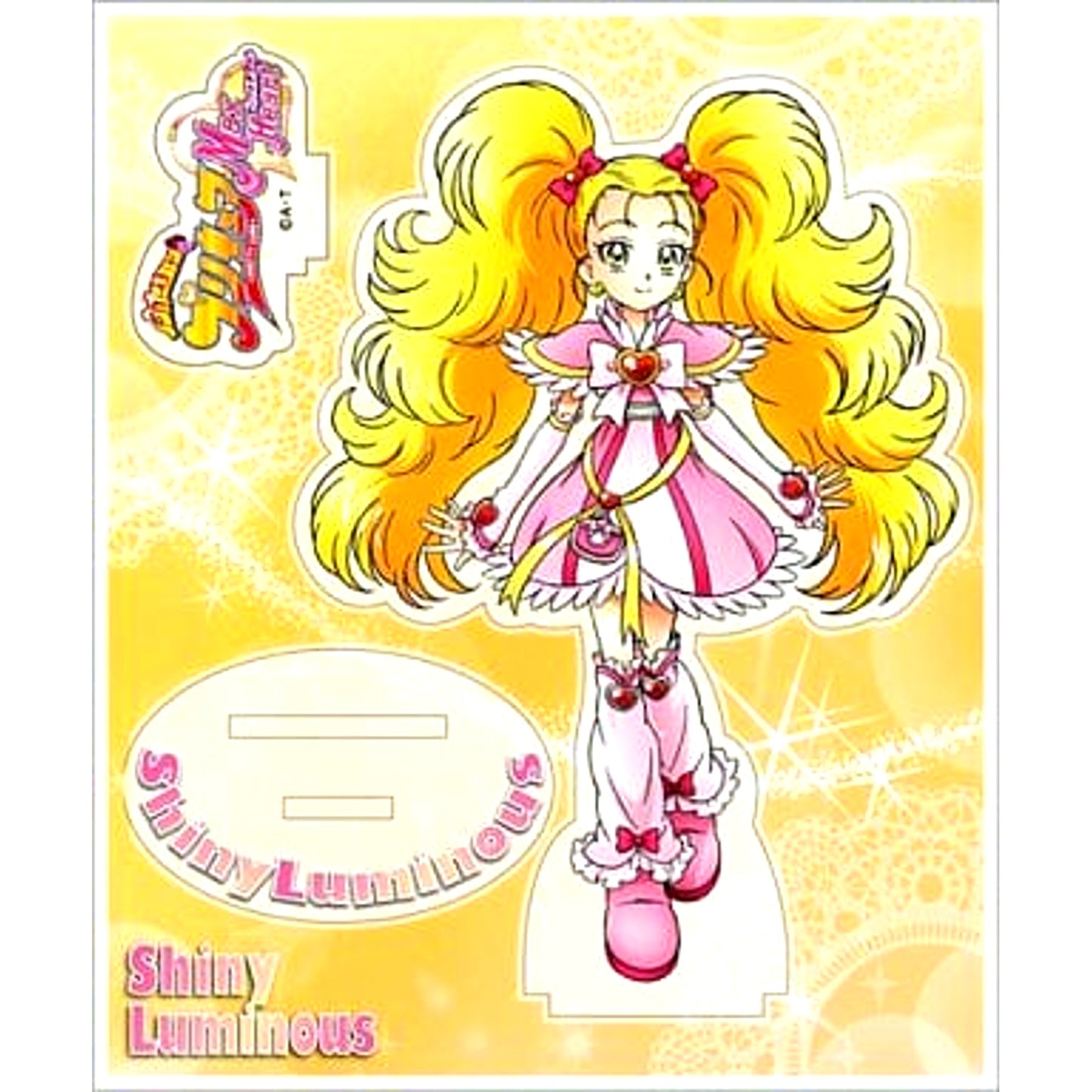 Shiny Luminous Futari wa Precure Max Heart Acrylic Stand [USED]