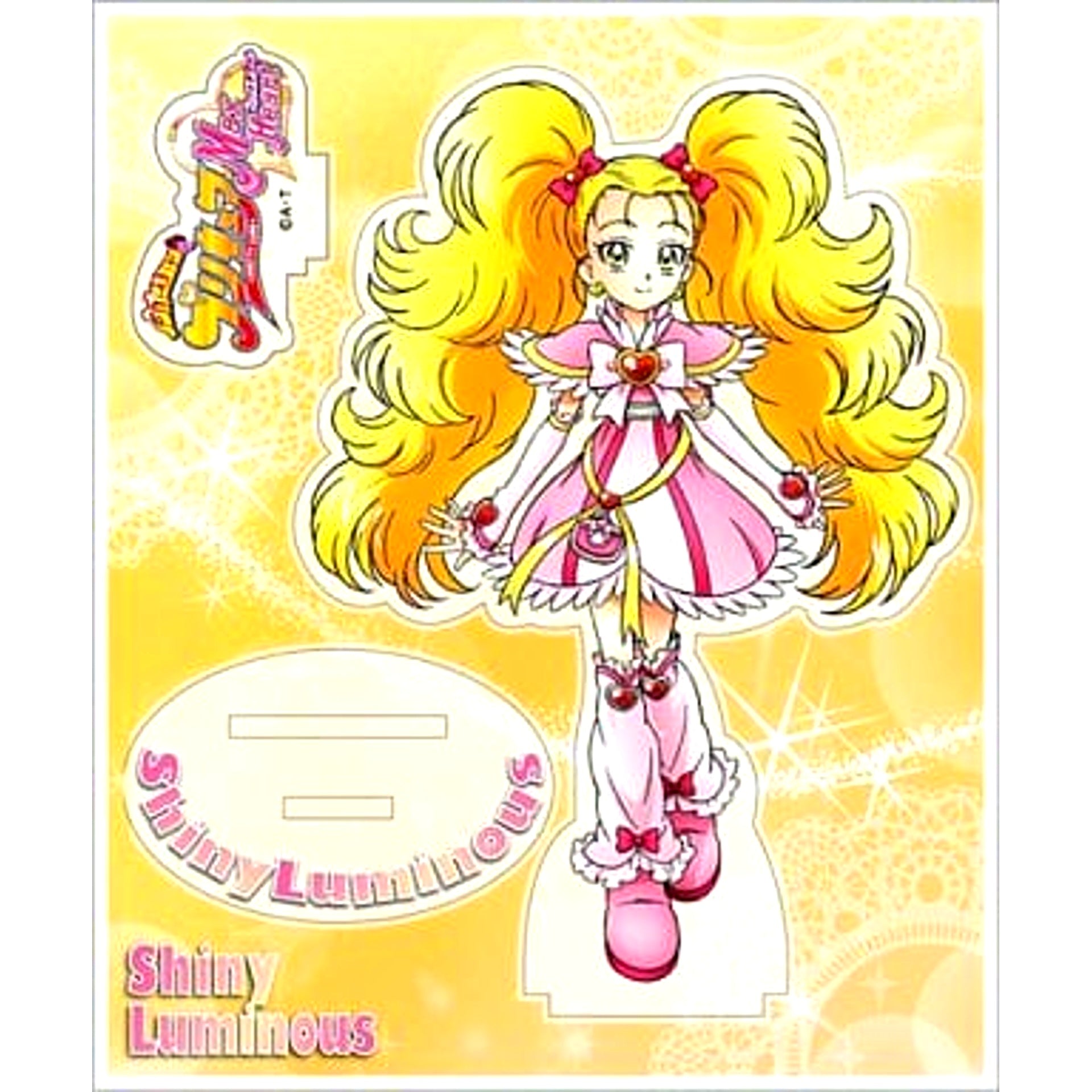Shiny Luminous Futari wa Precure Max Heart Acrylic Stand [USED]