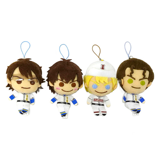 Eijun Sawamura, etc. Ace of the Diamond Ichiban Kuji Who Are We...? Champions Kyungurumi Strap Seido!! Double Chance Campaign Set of 4 Key Ring [USED]