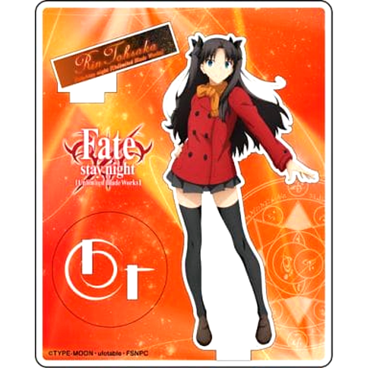 Rin Tohsaka Fate/stay night [Unlimited Blade Works] Acrylic Figure Collection [USED]