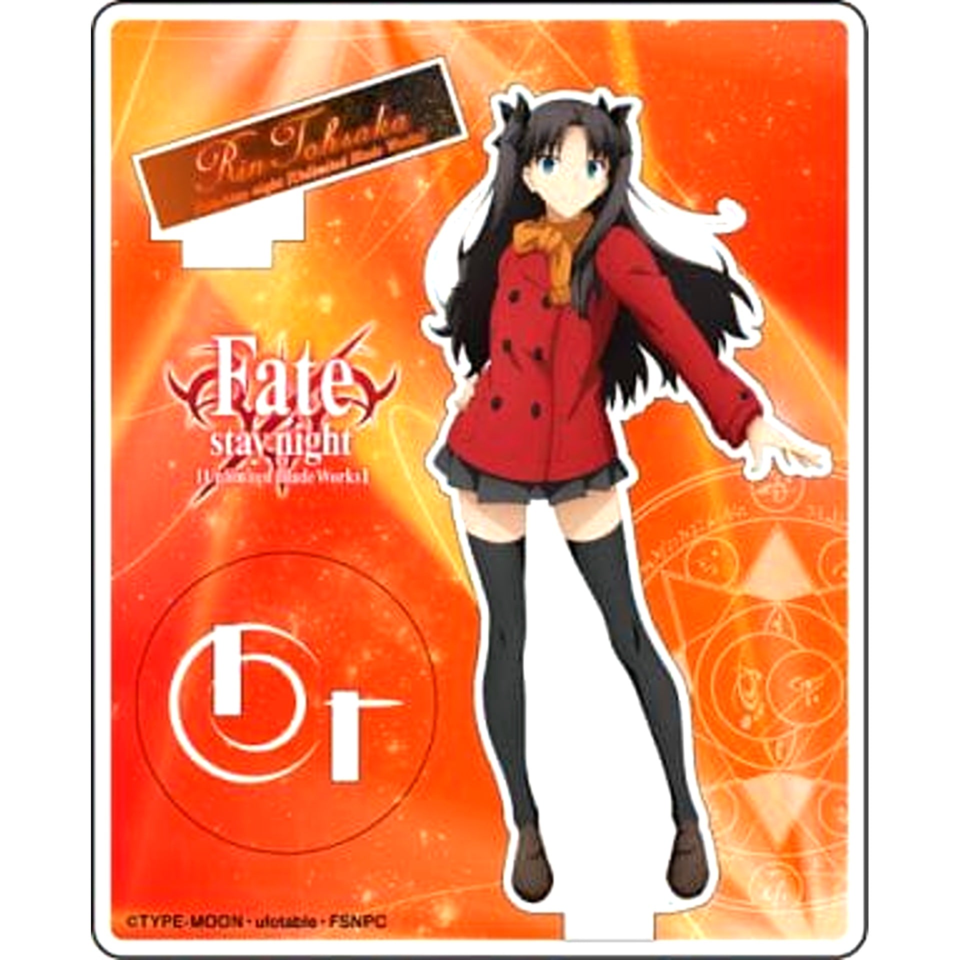 Rin Tohsaka Fate/stay night [Unlimited Blade Works] Acrylic Figure Collection [USED]