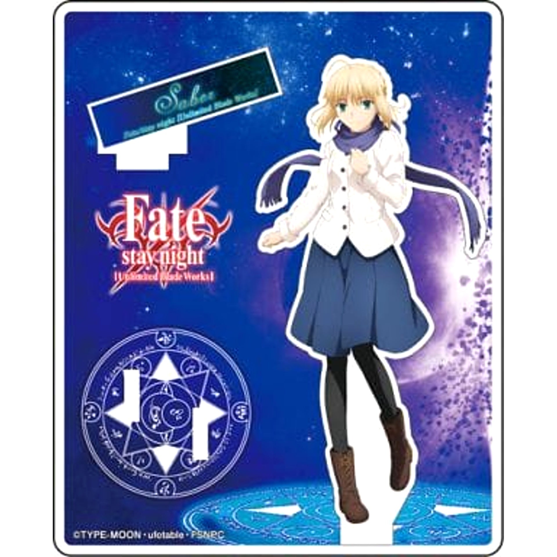 Fate/stay night: Unlimited Blade Works Saber Acrylic Figure Collection Acrylic Item [USED]