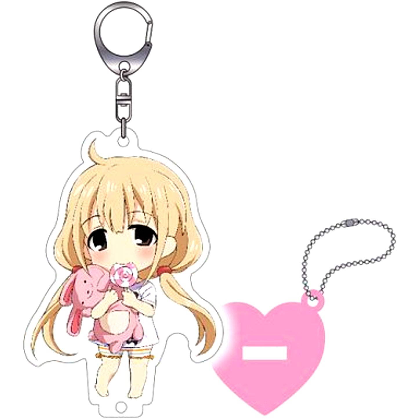Anzu Futaba The Idolm@ster Cinderella Girls Nendoroid Plus Keychain with Acrylic Stand [USED]