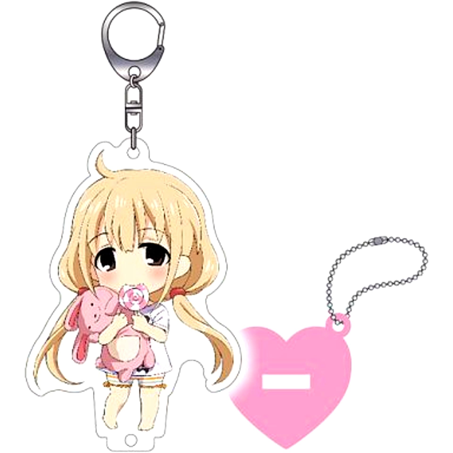 Anzu Futaba The Idolm@ster Cinderella Girls Nendoroid Plus Keychain with Acrylic Stand [USED]