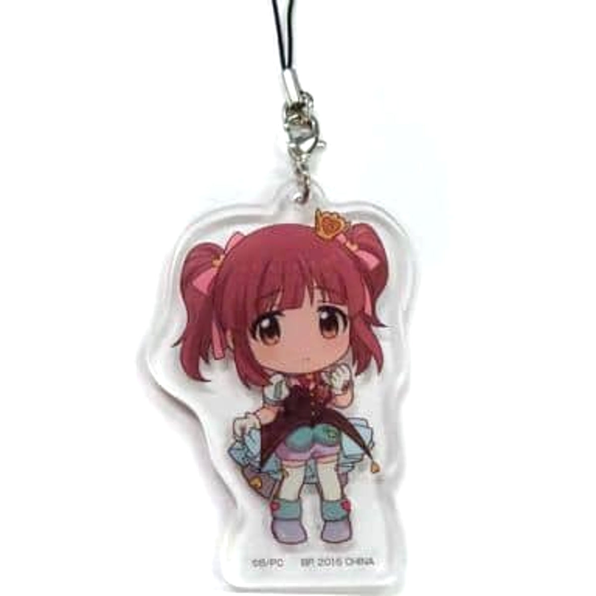 THE IDOLM@STER Cinderella Girls Ogata Chieri Ichiban Kuji Project ST@RT!! Acrylic Strap Kyunchara Illustrations Prize H [USED]