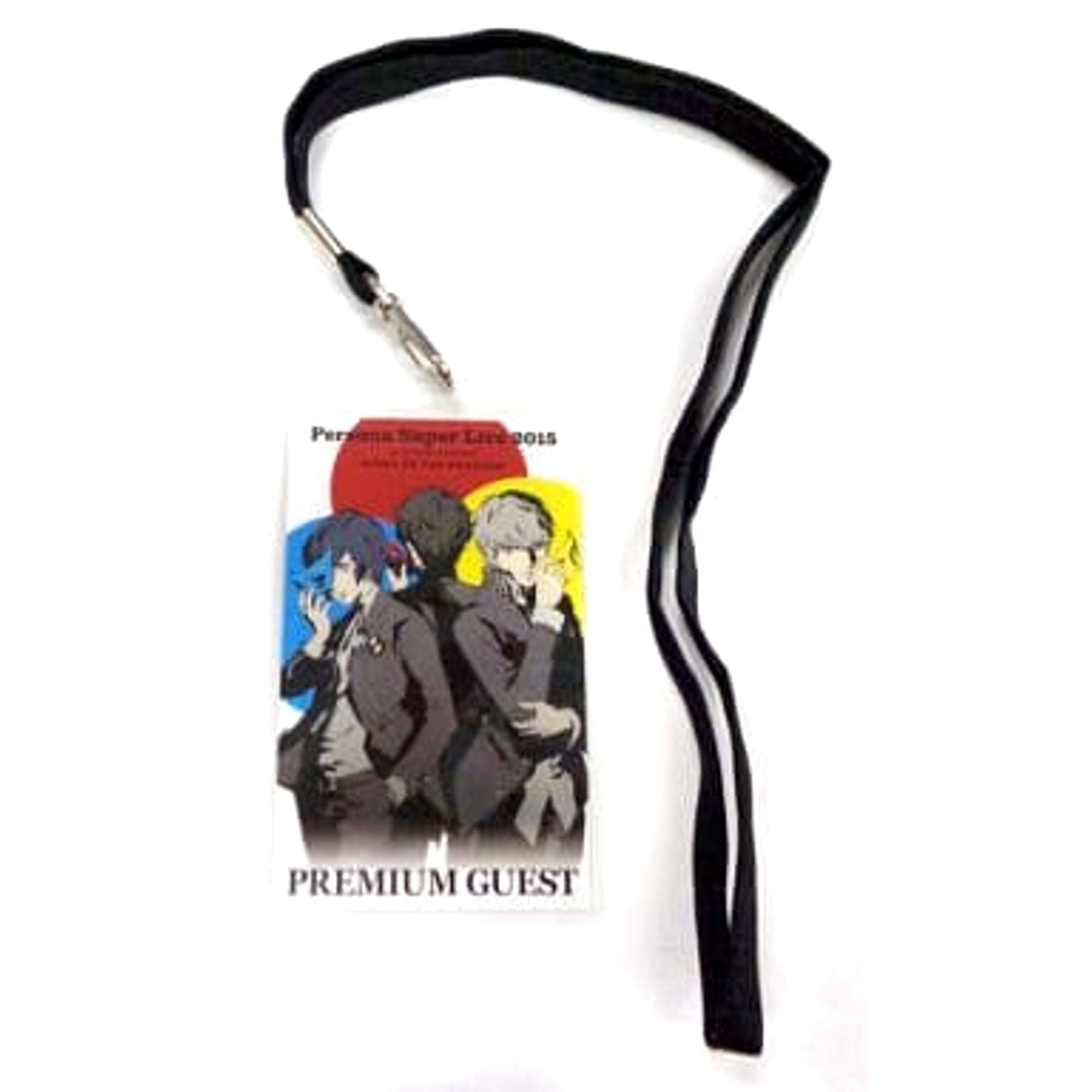 Persona Protagonist Premium Guest Passport Neck Strap Persona Super Live 2015 in Nippon Budokan Night of the Phantom Limited Premium Seat Bonus Keychains [USED]