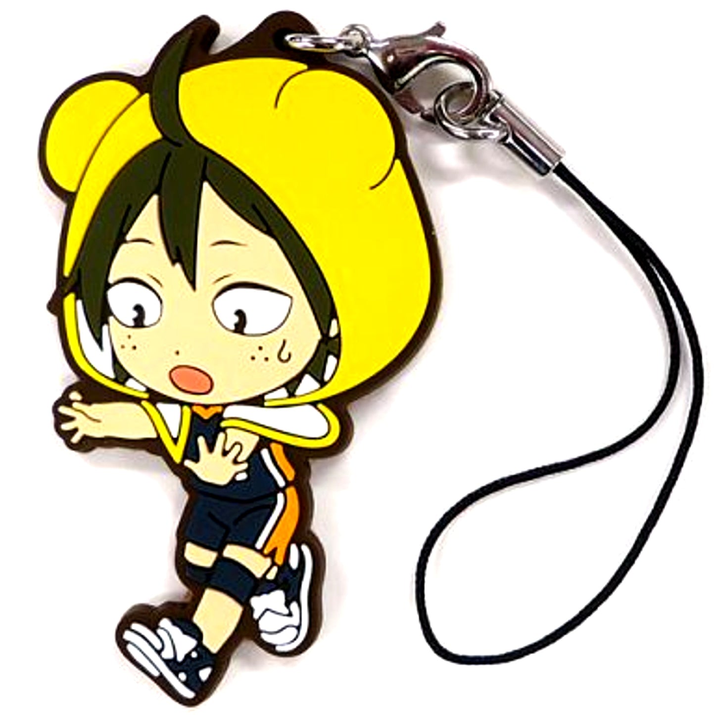 Tadashi Yamaguchi I Prize Bearbrick Rubber Strap Kyun Chara Illustrations Ichiban Kuji Haikyu Bearbrick [USED]