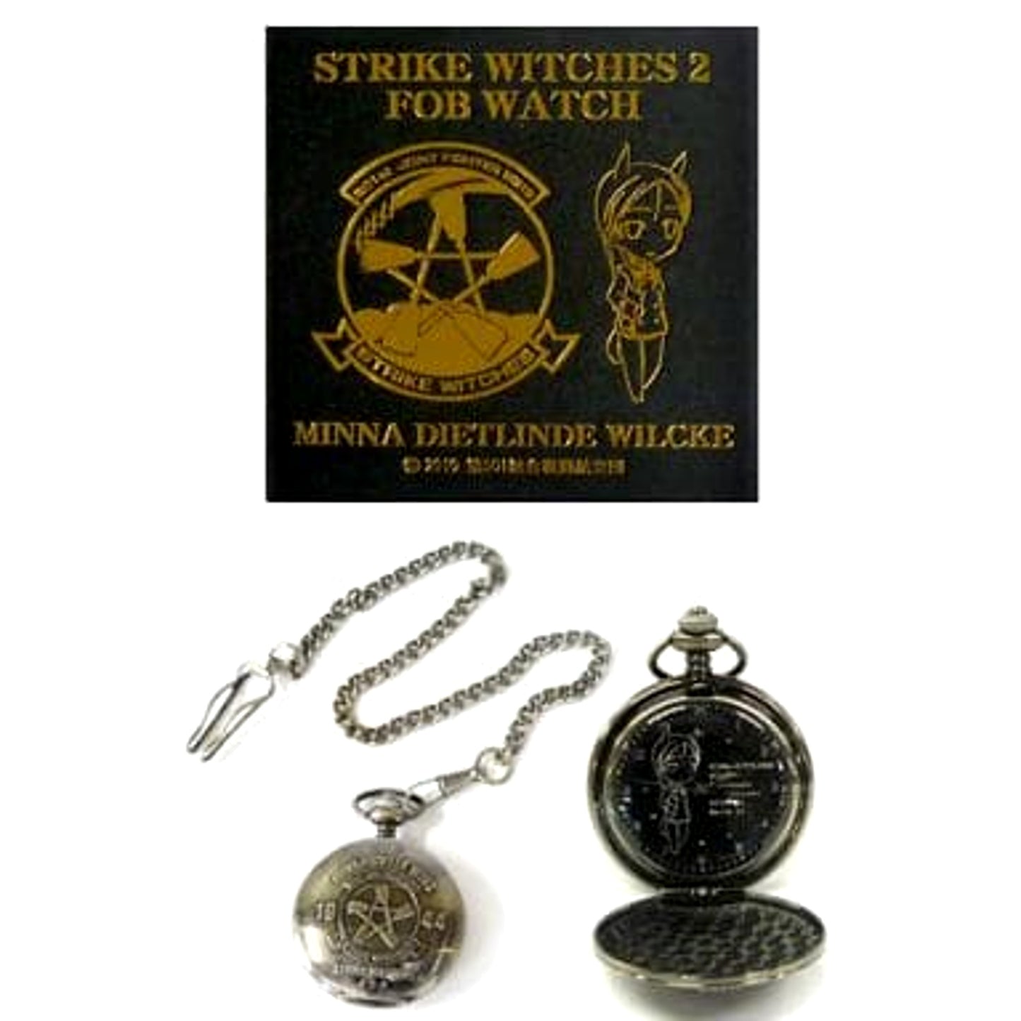 Strike Witches 2 Minna-Dietlinde Wilcke Pocket Watch Comiket 84 Goods [USED]