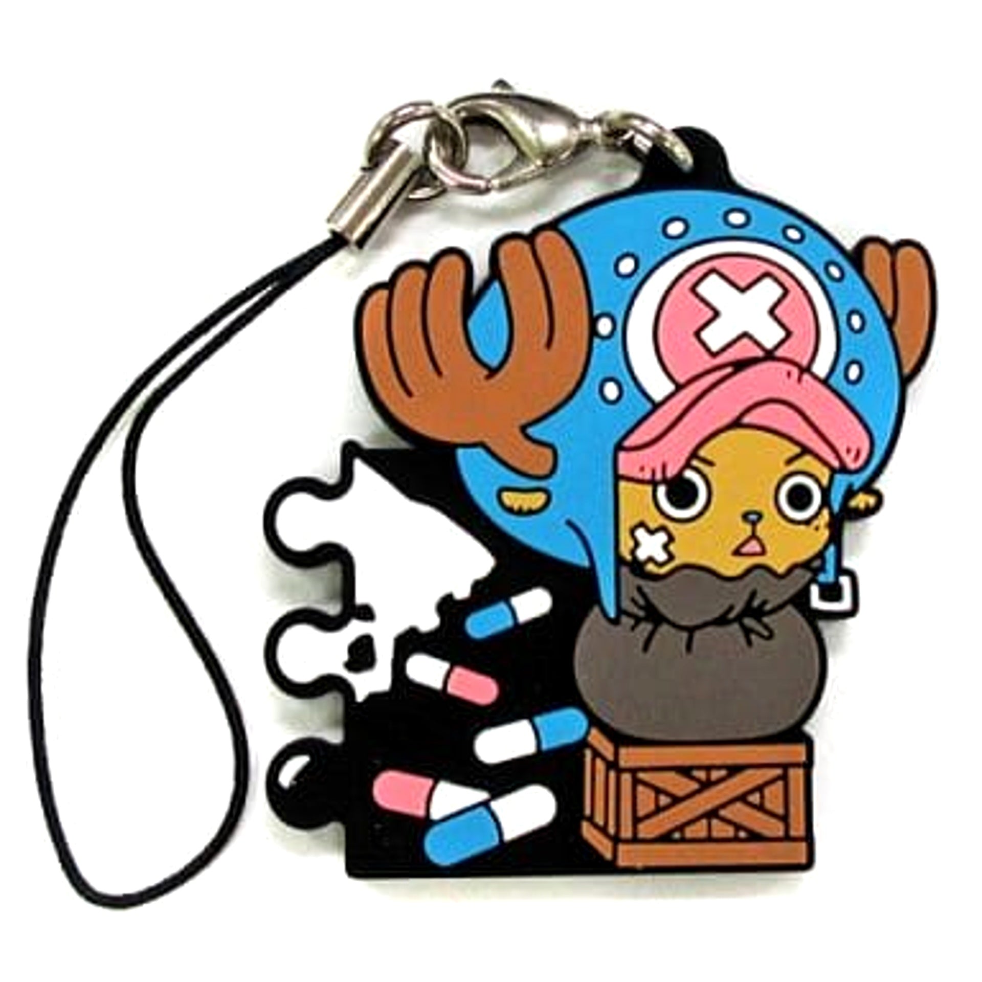 One Piece Chopper Ichiban Kuji History of Law Rubber Charm Kyunchara Illustrations Prize H Keychains [USED]