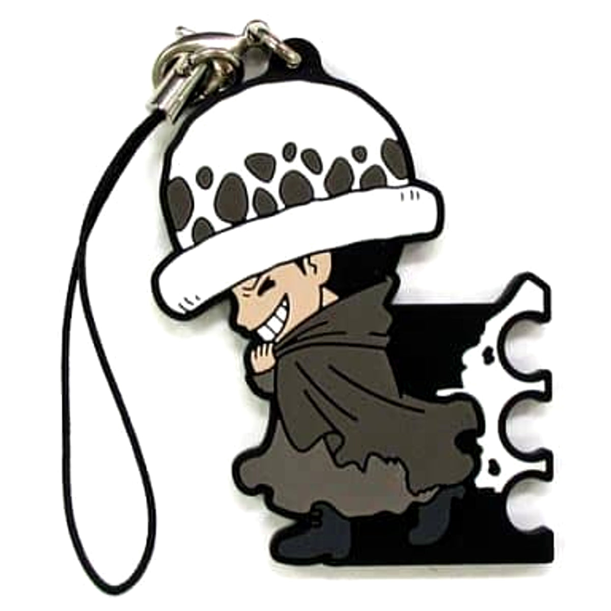 One Piece Law Smile Ichiban Kuji History of Law Rubber Charm Kyunchara Illustrations Prize H Keychains [USED]