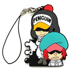 One Piece Penguin Shachi Ichiban Kuji History of Law Rubber Charm Kyunchara Illustrations Prize H Keychains [USED]