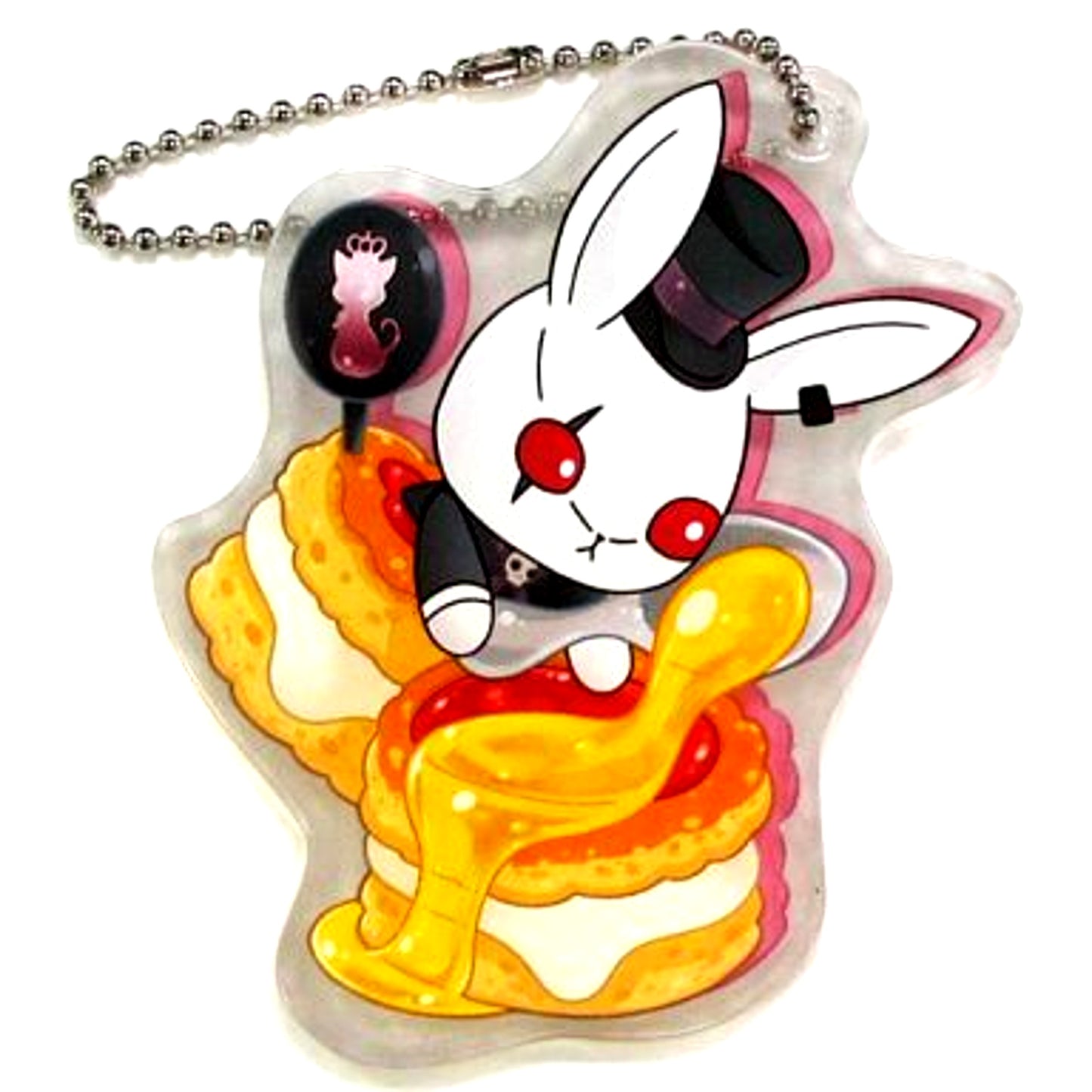 Bitter Rabbit Sebastian Ver. I Prize Plate Keychain Ichiban Kuji Black Butler Book of Circus [USED]