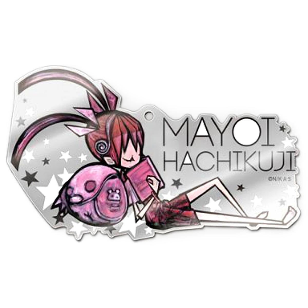 Monogatari Second Season Mayoi Hachikuji Deka Acrylic Keychain Keychains [USED]