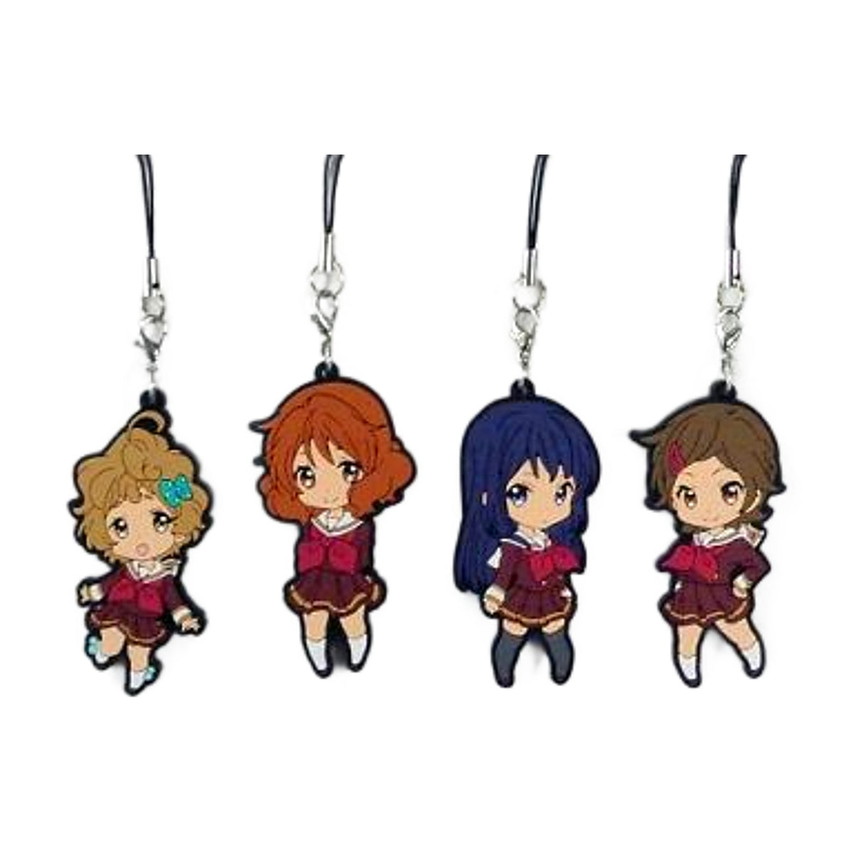 Kumiko Oumae Sound! Euphonium Rubber Strap Set C88 Limited Set of 4 Key Chain [USED]