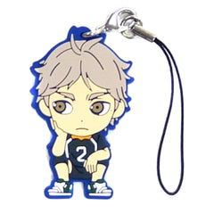 Haikyu!! Koushi Sugawara Ichiban Kuji Decisive Battle At The New Garbage Dump! Karasuno Rubber Strap Kyunchara Illustrations Prize I Keychains [USED]