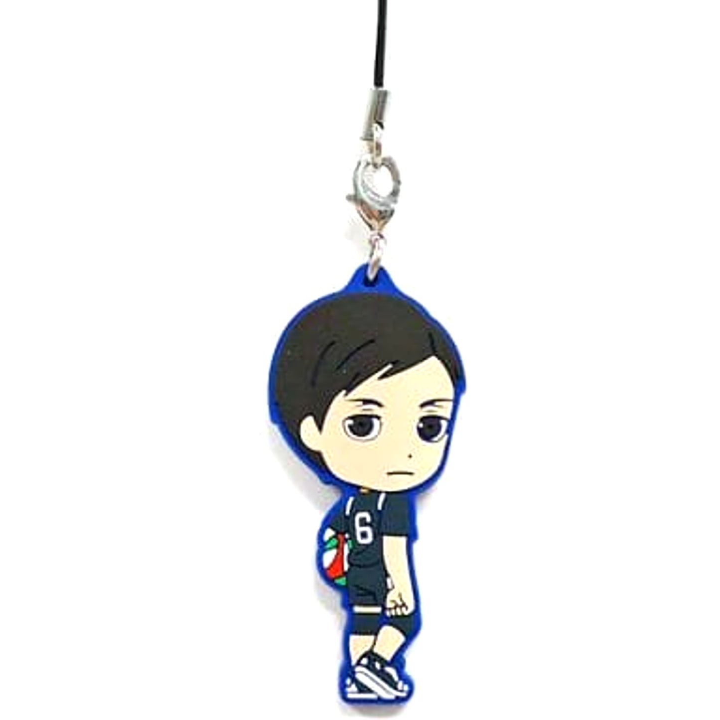 Haikyu!! Chikara Ennoshita Ichiban Kuji Decisive Battle At The New Garbage Dump! Karasuno Rubber Strap Kyunchara Illustrations Prize I Keychains [USED]