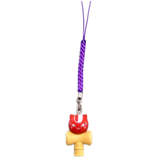 Natsume's Book of Friends Nyanko-sensei Kendama Japanese Toy Netsuke Keychains [USED]