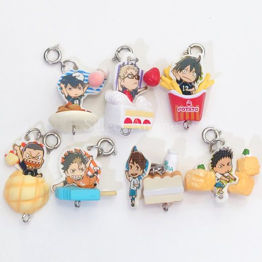 Haikyu!! Tobio Kageyama & Others Tsunagaru Food Mascot Part.2 All 7 Types Set Mascot [USED]