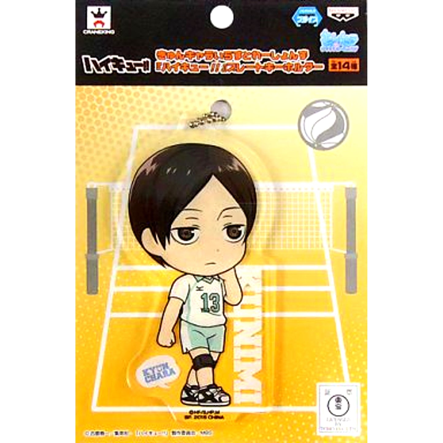 Akira Kunimi Haikyu!! Kyun Chara Illustrations Plate Keychain [USED]