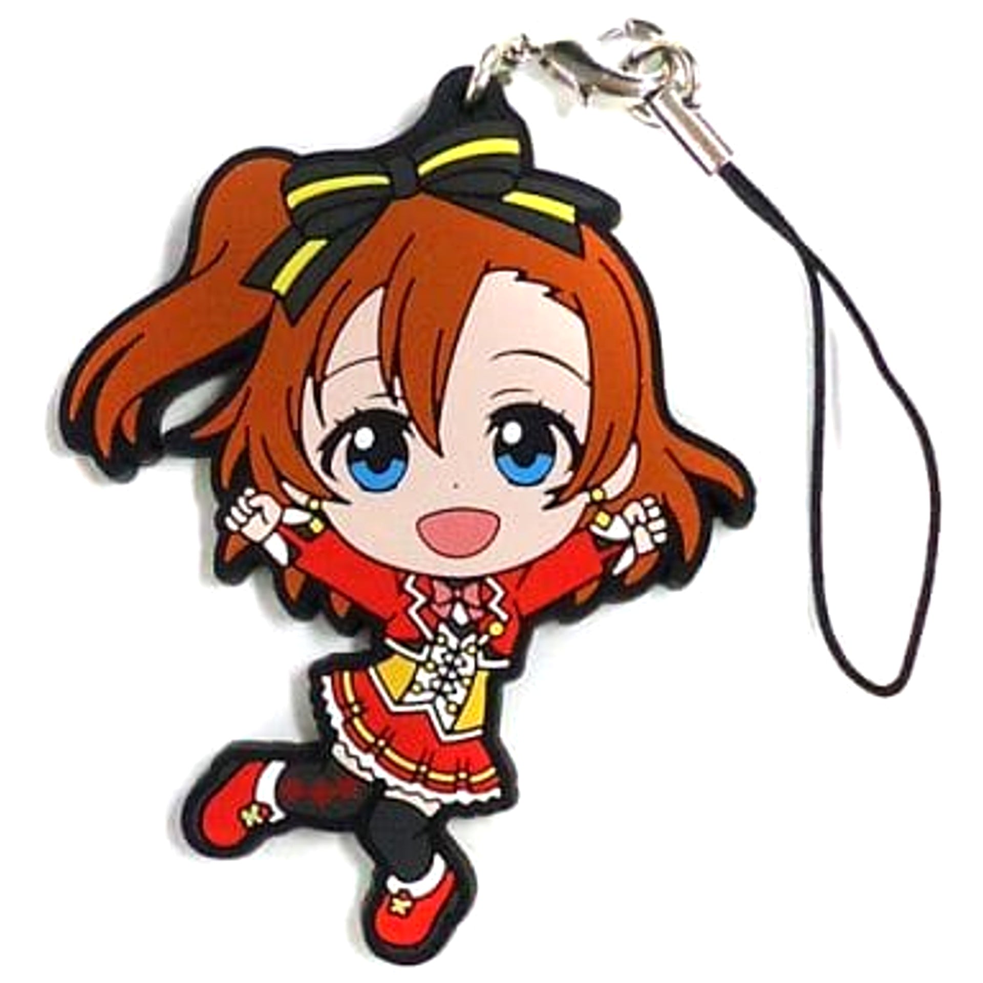 Love Live! The School Idol Movie Honoka Kosaka Ichiban Kuji Rubber Charm Kyunchara Illustrations Prize M [USED]